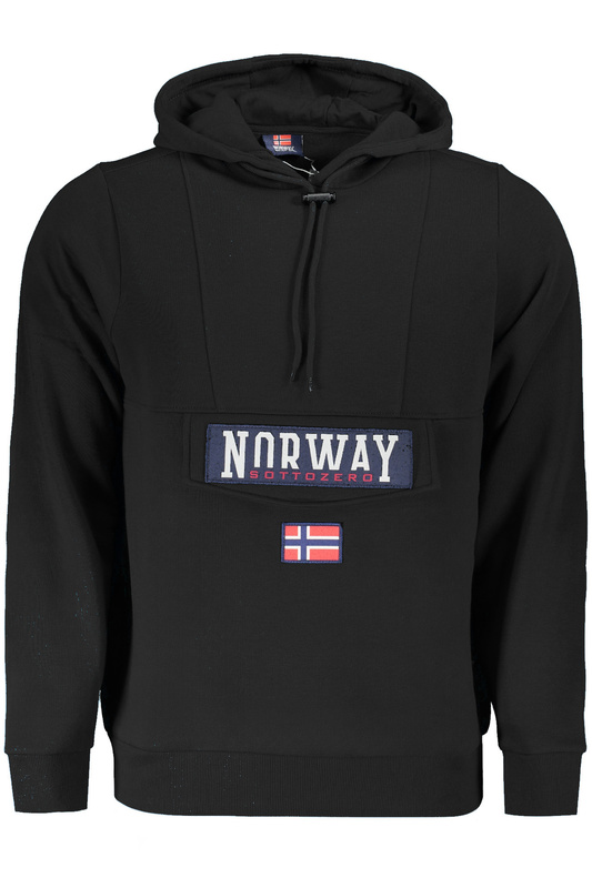 NORWEGIA 1963 CZARNA BLUZA MĘSKA BEZ ZAMKA