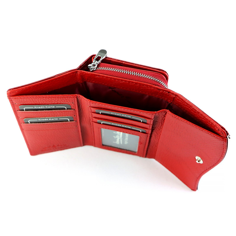 Jennifer Jones damski portfel skórzany wzór skóra krokodyla portmonetka