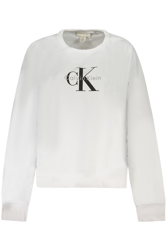 BLUZA DAMSKA CALVIN KLEIN Z ROZPINKĄ W KOLORZE BIAŁYM