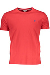 T-SHIRT US POLO Z KRÓTKIMI RĘKAWAMI MĘSKI CZERWONY