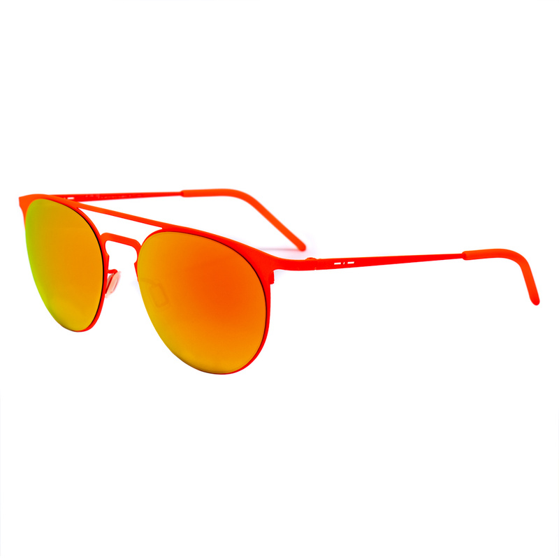 Okulary ITALIA INDEPENDENT 0206-055-000. Okulary przeciwsłoneczne, Kolor pomarańczowy. Unisex.