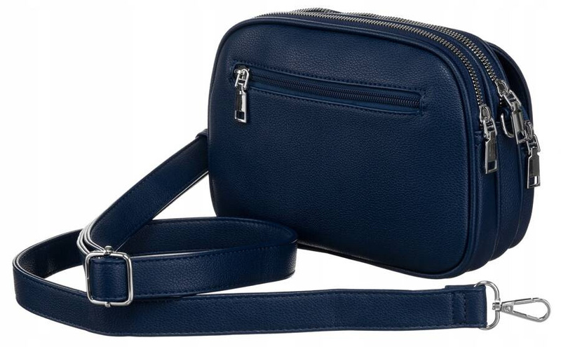 Stylowa listonoszka damska ze skóry ekologicznej - Rovicky