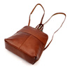 Stylowy Praktyczny Damski plecak-torebka skórzana z kieszeniami Voyager