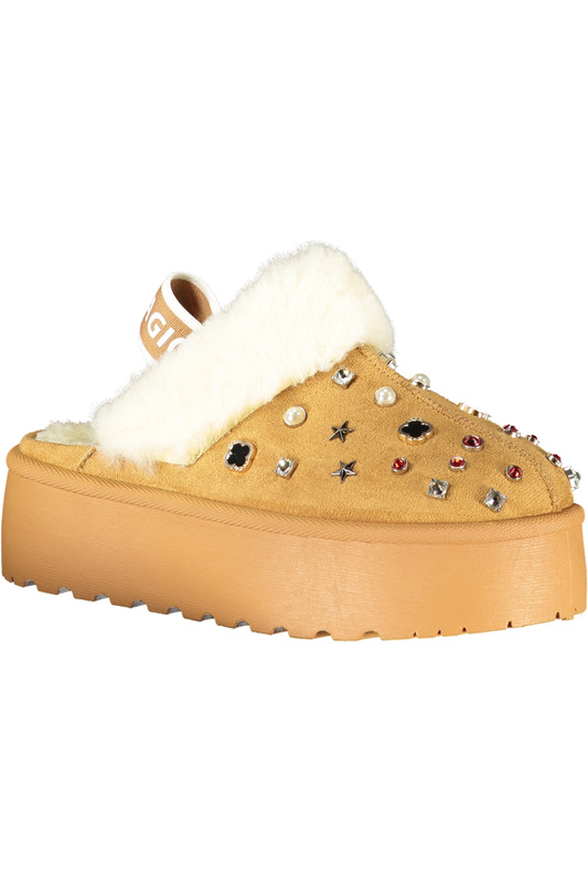 LAURA BIAGIOTTI DAMSKIE ZIMOWE BUTY CHODAKOWE, BR�ZOWE