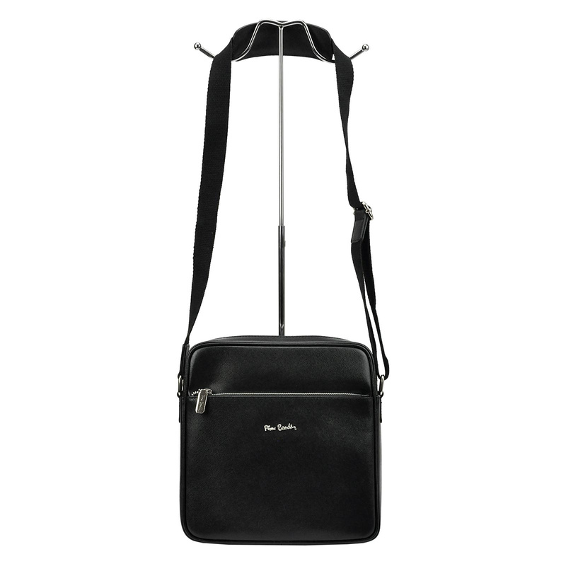 Pierre Cardin Skórzana damska torebka przez ramię listonoszka saszetka