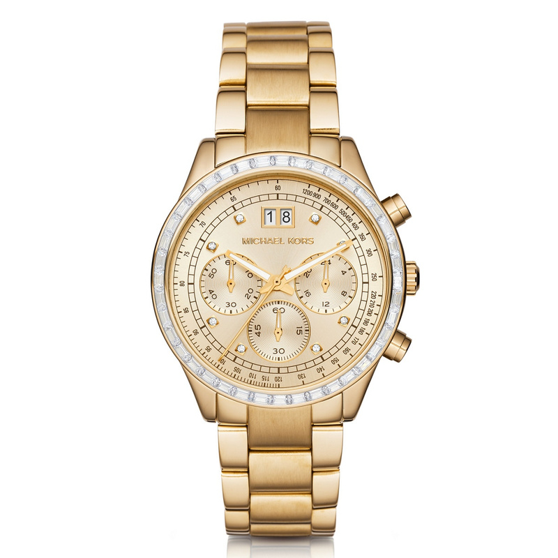 Zegarek MICHAEL KORS MK6187. Kwarcowy, Kolor złoty. Kobieta.