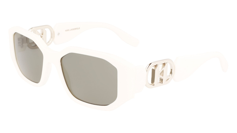 Okulary KARL LAGERFELD KL6085S-105. Okulary przeciwsłoneczne, Kolor biały. Kobieta.