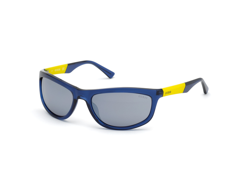 Okulary GUESS GU69746290A. Okulary przeciwsłoneczne, Kolor niebieski. Mężczyzna.