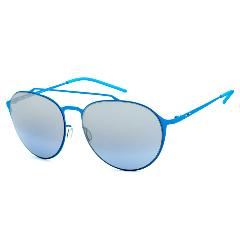 Okulary ITALIA INDEPENDENT 0221-027-000. Okulary przeciwsłoneczne, Kolor niebieski. Kobieta.