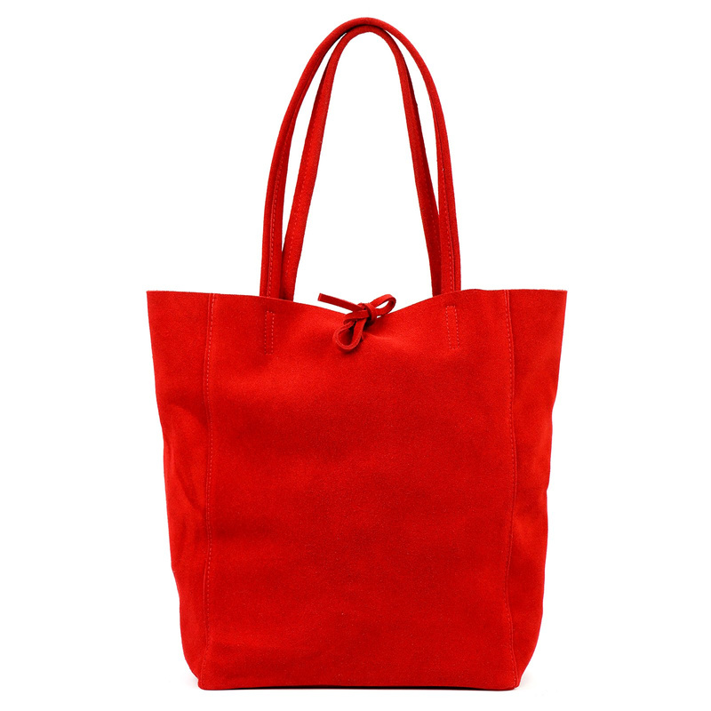 Patrizia damska shopperbag duża skóra naturalna zamszowa torebka na ramię