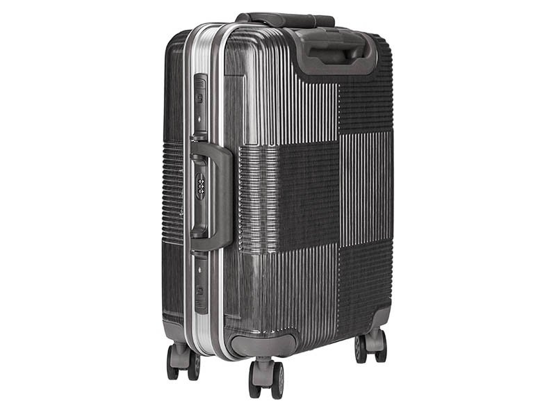 Mocne materiałowe walizki podróżne damskie Pierre Cardin DB1708 DIBAI02 PREMIUM x3 Z