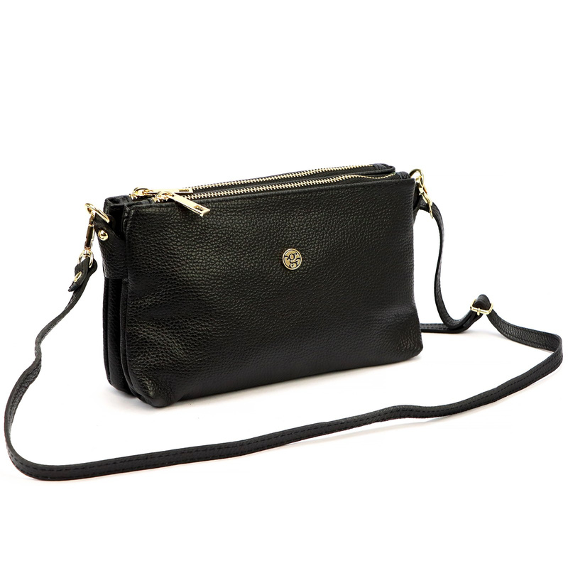 Skórzana damska listonoszka przez ramię Gregorio