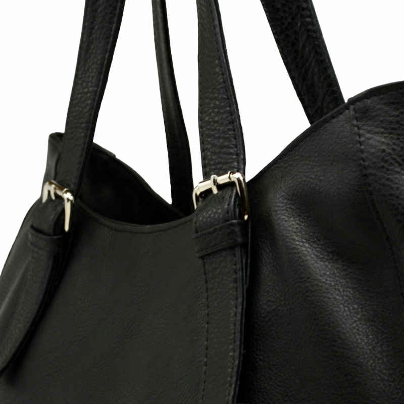 Duża stylowa shopperbag na ramię skórzana Voyager