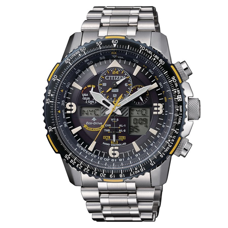 Zegarek CITIZEN JY8078-52L. Kwarcowy solarny, Kolor niebieski. Mężczyzna.