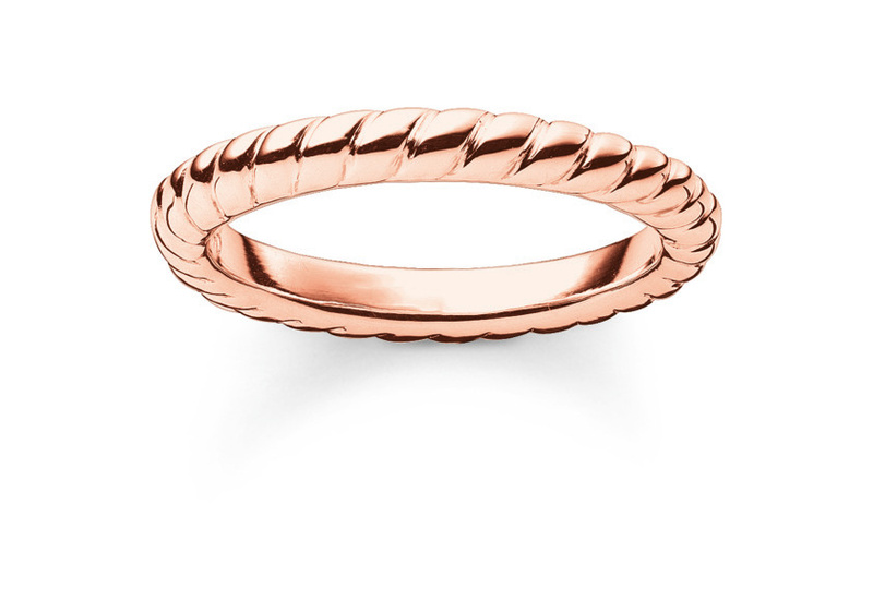 Biżuteria THOMAS SABO TR19784151250. Pierścionek, Kolor różowy złoty. Kobieta.