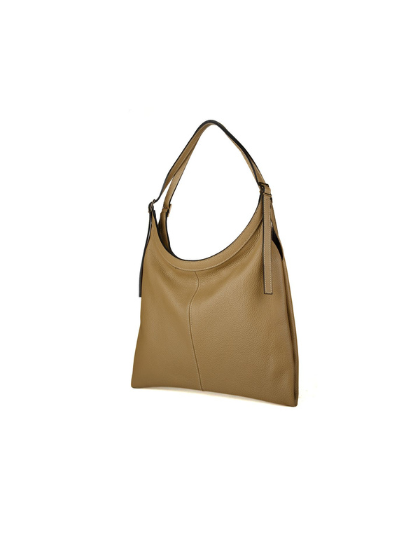 Damska torebka shopper Giulia Monti GM1642 jasny taupe