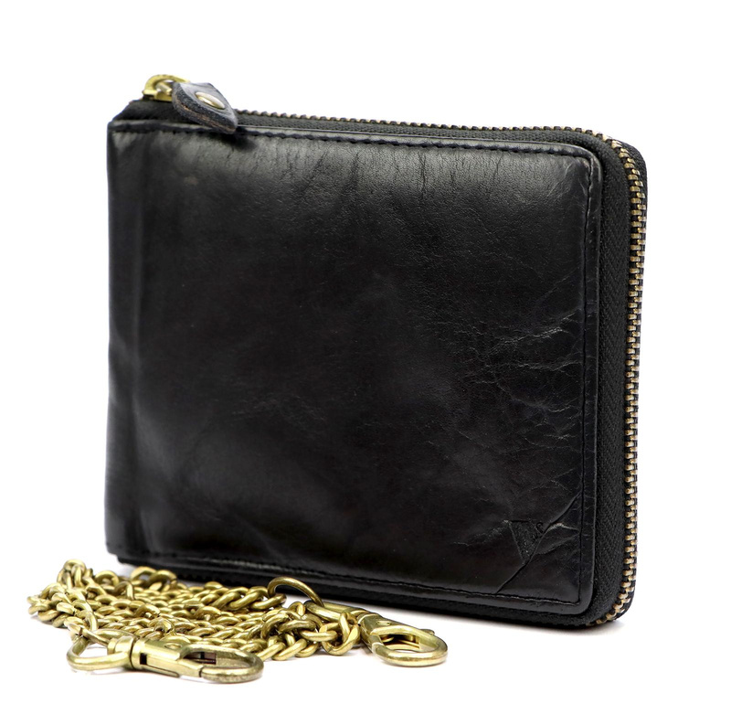 Męski pojemny rozbudowany portfel ze skóry eko VS