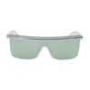 Okulary KENZO KZ40003I-26V. Okulary przeciwsłoneczne, Kolor biały srebrny. Unisex.