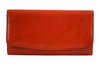 Skórzany portfel damski - Barberinis - Czerwony