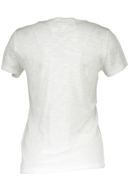 GANT T-SHIRT Z KRÓTKIM RĘKAWEM DAMSKI BIAŁY