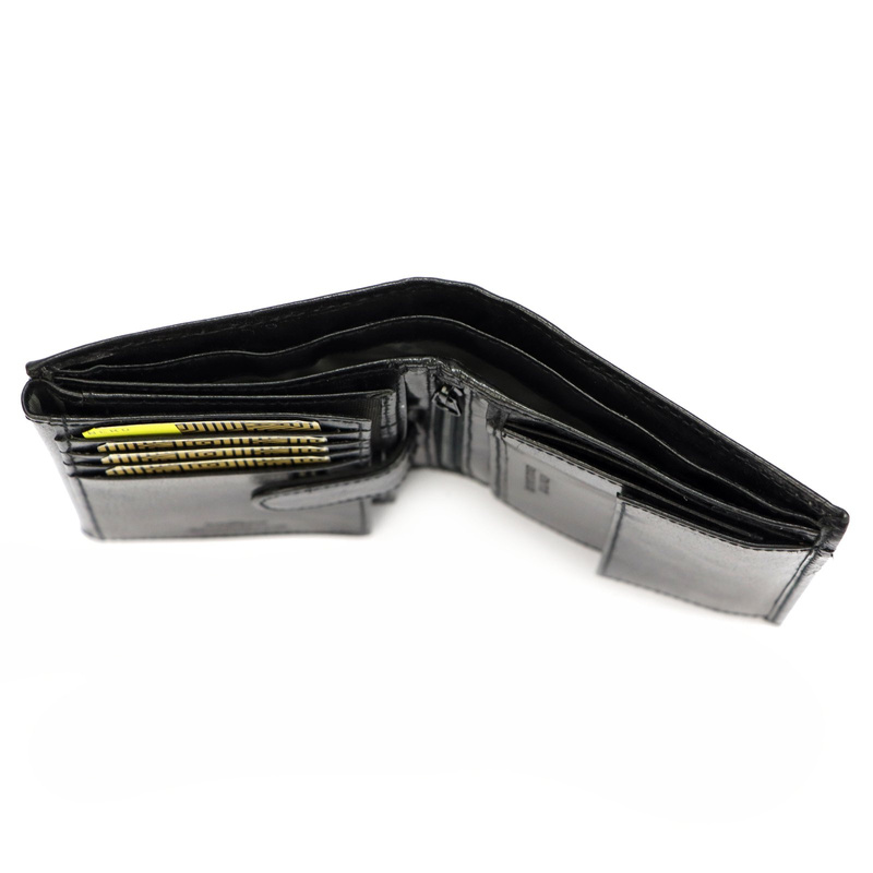 Charro Męski duży portfel skóra naturalna rozbudowany pionowy składany