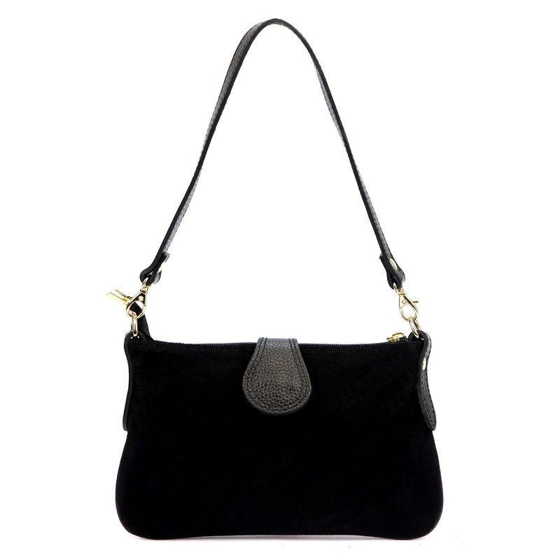 Luka Damska listonoszka torebka przez ramię ze skóry naturalnej kieszeń