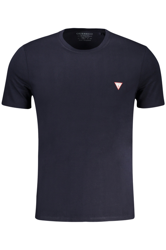NIEBIESKI T-SHIRT MĘSKI Z KRÓTKIM RĘKAWEM GUESS JEANS