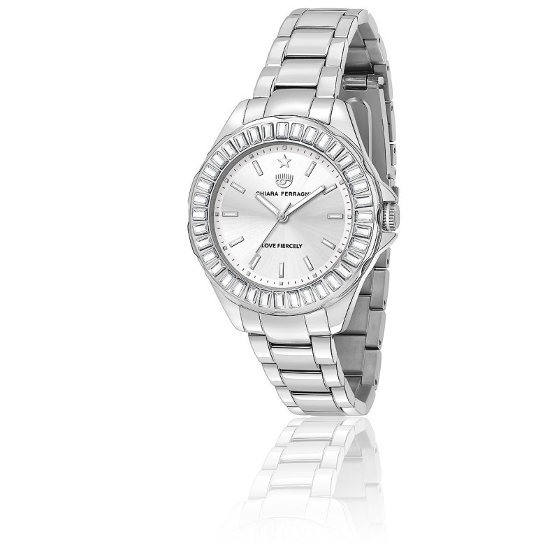 Zegarek CHIARA FERRAGNI R1953101504. Kwarcowy, Kolor srebrny. Kobieta.