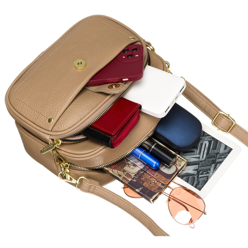 Torebka crossbody z dopinaną nerką miejską - Rovicky