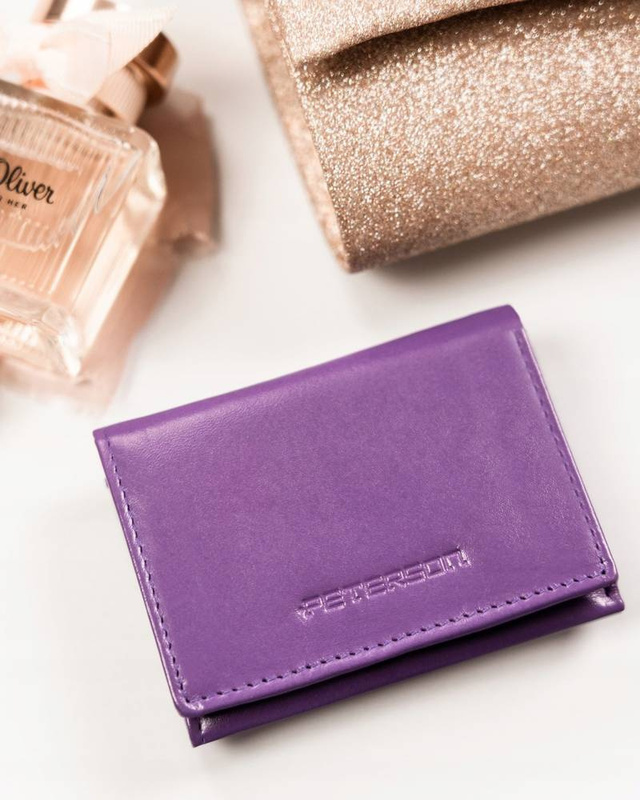 Damski portfel ze skóry ekologicznej Peterson PTN RD-SWZX-86-MCL