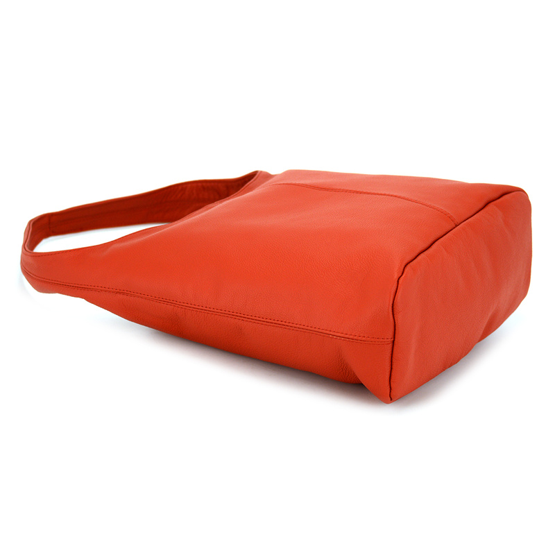 Duża stylowa shopperbag torebka na ramię skórzana z kieszeniami Voyager