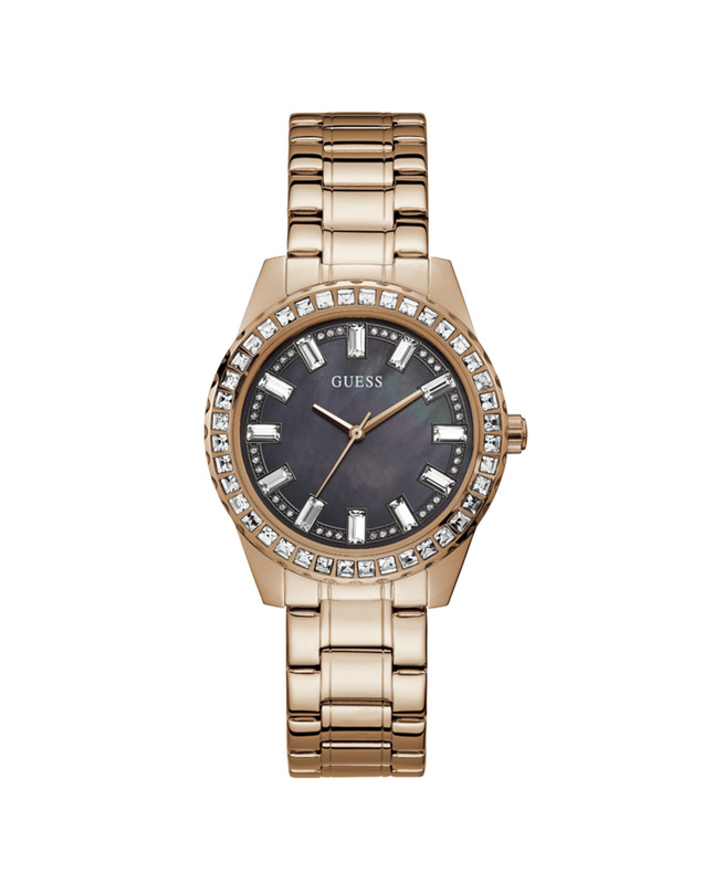 Zegarek GUESS GW0111L3. Kwarcowy, Kolor czarny. Kobieta.