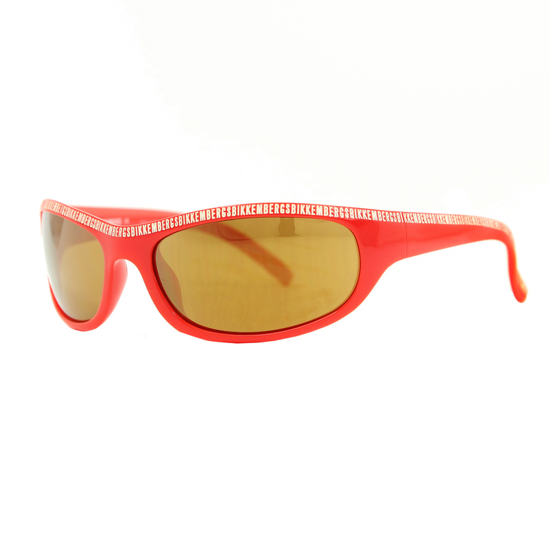 Okulary BIKKEMBERGS BK-51105. Okulary przeciwsłoneczne, Kolor czerwony. Unisex.