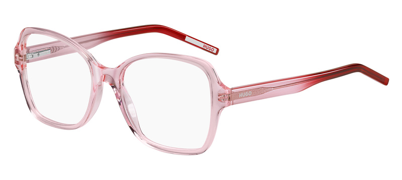 Okulary HUGO HG1267C48F317. Okulary, Kolor czerwony. Kobieta.