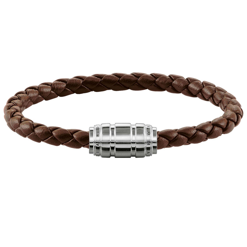 Biżuteria THOMAS SABO UB00198232L21. Bransoletka, Kolor brązowy srebrny. Unisex.