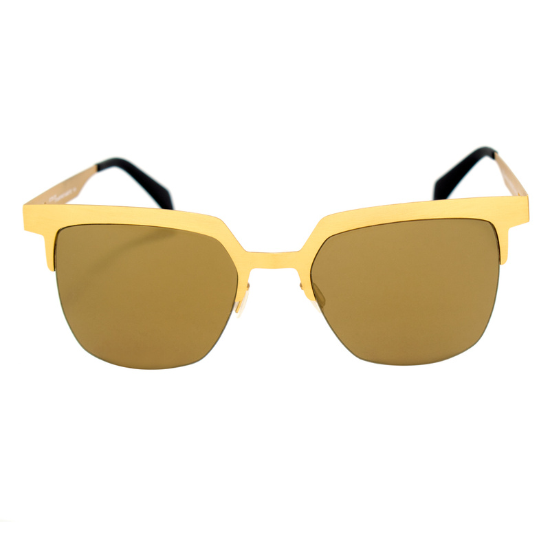Okulary ITALIA INDEPENDENT 0503-120-120. Okulary przeciwsłoneczne, Kolor złoty. Unisex.