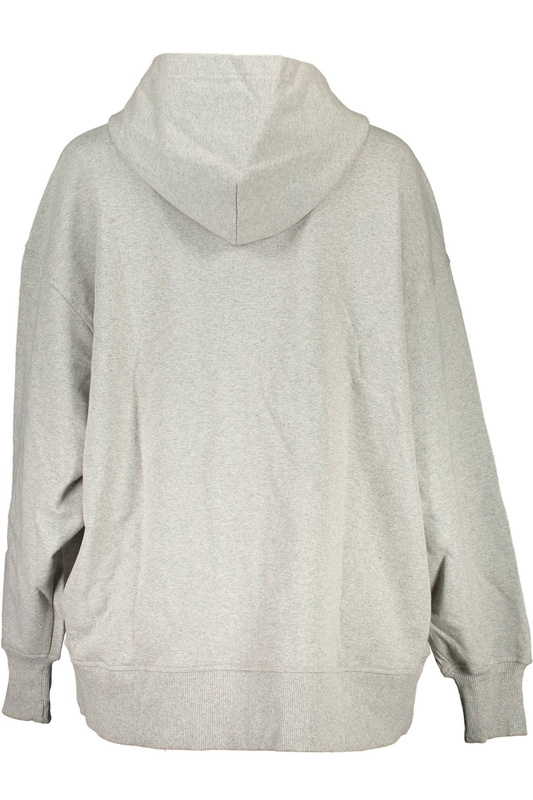 CALVIN KLEIN BLUZA Z ZAMKIEM DAMSKA SZARA