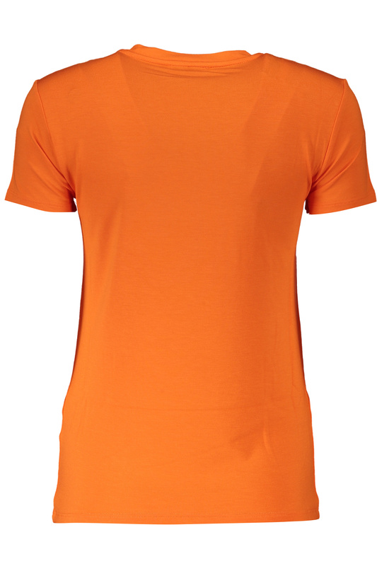 T-SHIRT DAMSKI Z KRÓTKIM RĘKAWEM PATRIZIA PEPE POMARAŃCZOWY