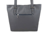 Shopper bag - duża torebka miejska - Szara ciemna