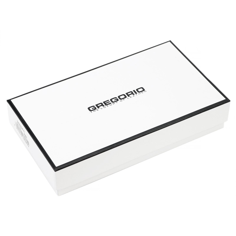 Skórzana damska portmonetka podłużna od Gregorio