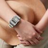 Zegarek CASIO A100WEF-8AEF. Kwarcowy, Kolor beżowy. Unisex.