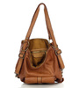 Torba skórzana dla wymagających z opcją plecak old school leather bag - MARCO MAZZINI camel