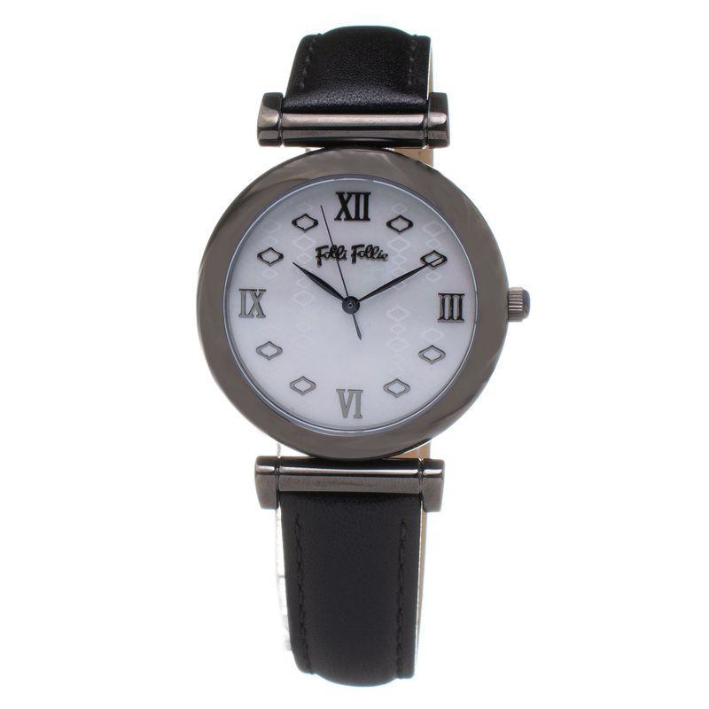 Zegarek FOLLI FOLLIE WF19Y001SPS. Kwarcowy, Kolor biały. Kobieta.