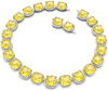Biżuteria SWAROVSKI 5616522. Naszyjnik, Kolor żółty. Kobieta.