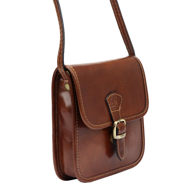 Florence damska listonoszka przez ramię skóra naturalna klasyczna torebka