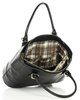Torebka do ręki kuferek genuine leather made in italy - MARCO MAZZINI czarny