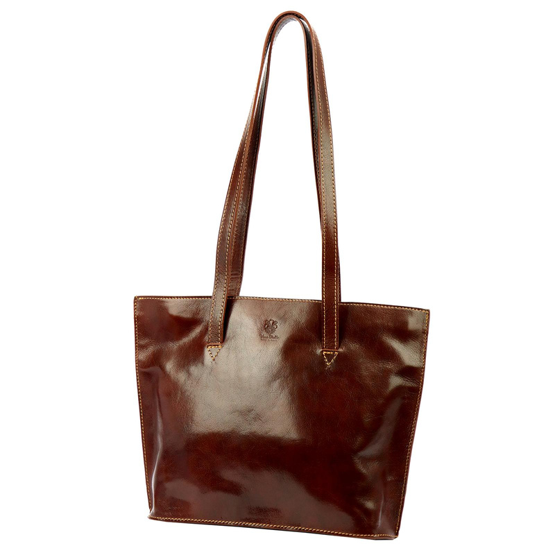 Klasyczna Duża Shoppebag damska torebka na ramię z kieszeniami Florence