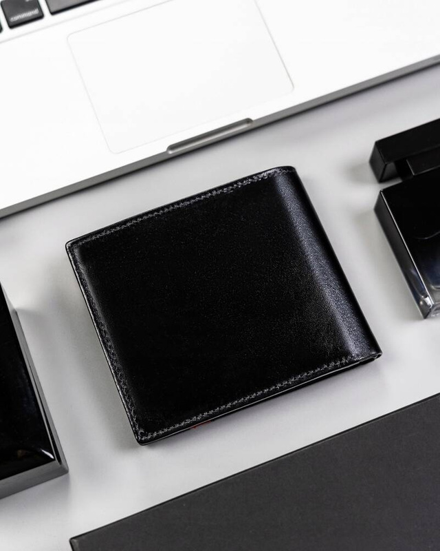 Elegancki skórzany portfel męski Rovicky z RFID