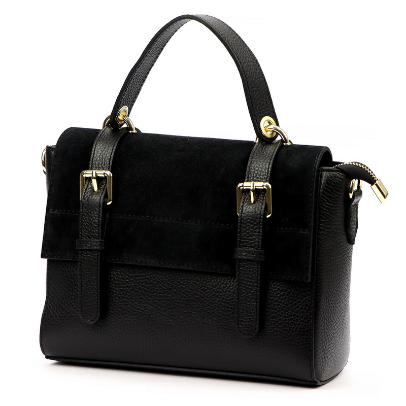 Luka klasyczna damska listonoszka ze skóry naturalnej torebka na ramię