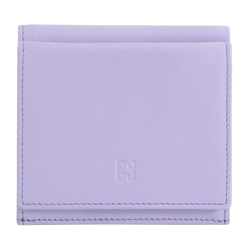 DuDu portmonetka portfel skóra naturalna Mała kontrastujące kolory RFID